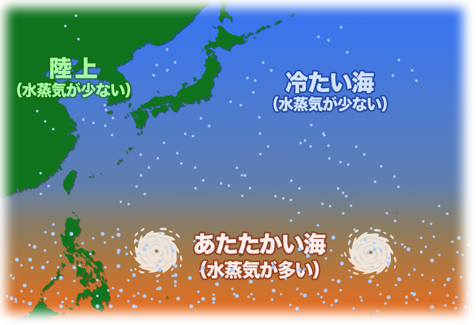 ハリケーン、サイクロン、台風の違い